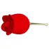 Pretty Love Rose Lover - wibrator łechtaczkowy z języczkiem 2w1 - czerwony