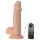 Baile Zebulon - wibrator realistyczny z jądrami - 19 cm - kolor cielisty