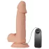 Baile Zebulon - wibrator realistyczny z jądrami - 19 cm - kolor cielisty
