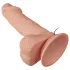 Baile Zebulon - wibrator realistyczny z jądrami - 19 cm - kolor cielisty