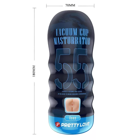Pretty Love - masturbator męski - realistyczna sztuczna pupa - kolor naturalny