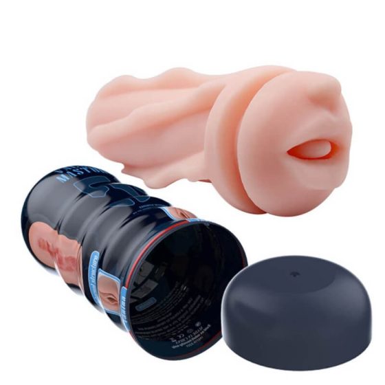 Pretty Love Vacuum Cup - realistyczny masturbator do ust (naturalny)