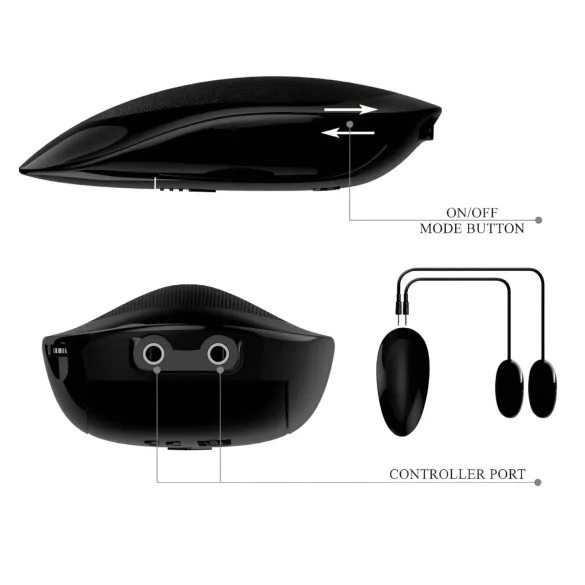 Crazy Bull - masturbator realistyczny wibrujący vagina-anus - kolor naturalny