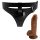 Pretty Love Harness - uniwersalny pas z dildo - 17 cm (czarny)