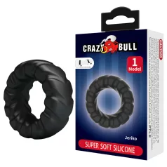 Crazy Bull - pierścień na penisa - extra mocny - czarny