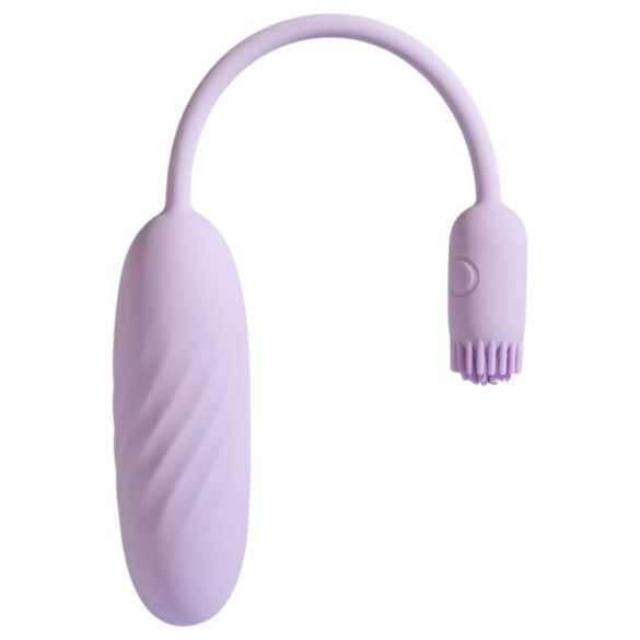 Svakom Plume - wibrujące jajeczko 2 w 1 (fioletowe)