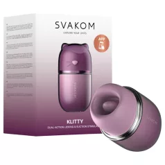 Svakom Klitty - wibrator ssący (fioletowy)