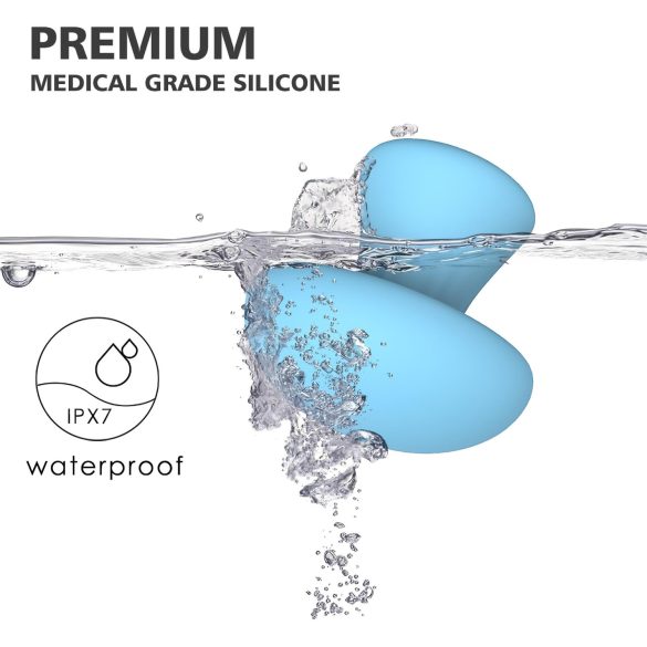 Magic Mushroom - akumulatorowy masażer twarzy (niebieski)