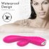 Sex HD Muses - wodoodporny wibrator z funkcją grzania (różowy)