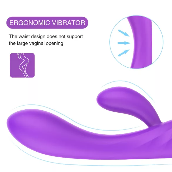 Sex HD Muses - wibrator ładowany, wodoodporny - fioletowy
