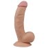 Lovetoy Ultra Soft – elastyczny, realistyczny dildo 21,5 cm (naturalny)