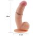 Lovetoy Ultra Soft – elastyczny, realistyczny dildo 21,5 cm (naturalny)