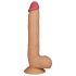 Lovetoy King-Sized - realistyczny dildo z przyssawką - 25 cm (naturalny)