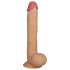 Lovetoy King-Sized - realistyczny dildo z przyssawką - 25 cm (naturalny)