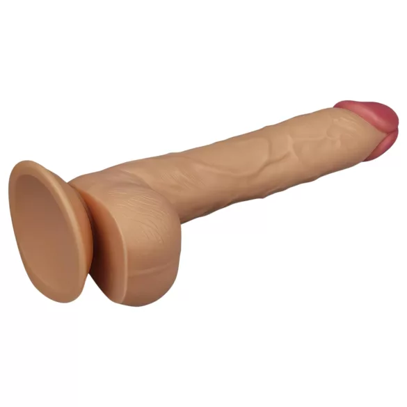 Lovetoy King-Sized - duży realistyczny dildo z przyssawką - 25 cm, naturalny