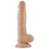 Lovetoy Real Extreme – przyssawkowy dildo 21cm (naturalny)