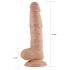 Lovetoy Real Extreme – przyssawkowy dildo 21cm (naturalny)