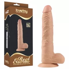 Lovetoy Real Extreme - dildo z przyssawką - 24 cm