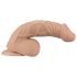 Lovetoy Real Extreme - przyssawkowy dildo - 23 cm (naturalny)