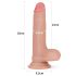 Lovetoy Nature Cock - realistyczne dildo 18cm (naturalne)