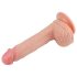 Lovetoy Nature Cock - naturalny dildo z przyssawką, 21 cm