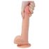 Lovetoy Nature Cock - naturalny dildo z przyssawką, 21 cm