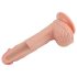 Lovetoy Nature Cock - naturalny dildo z przyssawką, 21 cm