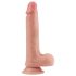 Lovetoy Nature Cock - realistyczny dildo dwuwarstwowy - 20 cm - jasny