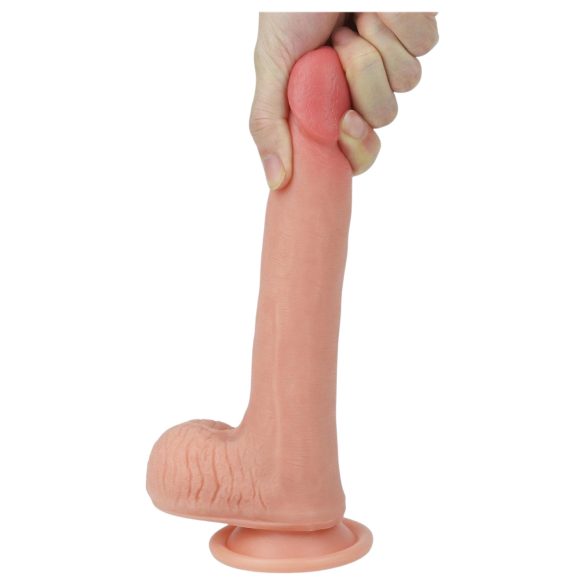 Lovetoy Nature Cock - realistyczny dildo dwuwarstwowy - 20 cm - jasny