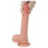 Lovetoy Nature Cock - realistyczny dildo dwuwarstwowy - 20 cm - jasny