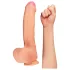 Lovetoy Nature Cock - realistyczny dildo dwuwarstwowy - 28cm - beżowy