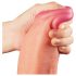 Lovetoy Nature Cock - realistyczny dwuwarstwowy dildo - 30 cm - cielisty