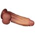 Lovetoy - dwuwarstwowy realistyczny dildo - 26 cm (naturalny)