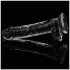 Lovetoy Flawless Clear - dildo z przyssawką - 19 cm - przezroczysty