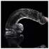 Lovetoy Flawless Clear - dildo z przyssawką - 19 cm - przezroczysty
