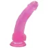 Lovetoy - dildo z przyssawką - różowy żelowy - 20 cm