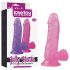 Jelly Studs - przyssawkowy dildo 15 cm (różowy)