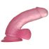 Jelly Studs - przyssawkowy dildo 15 cm (różowy)
