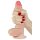Lovetoy Sliding-Skin - podwójna warstwa - 18cm (naturalny)