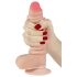 Lovetoy Sliding-Skin - podwójna warstwa - 18cm (naturalny)
