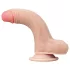 Lovetoy - dildo realistyczne - podwójna warstwa - 18 cm - kolor naturalny