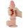 Lovetoy Sliding-Skin - podwójna warstwa, naturalny 21 cm dilda
