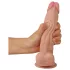 Lovetoy - realistyczny dwuwarstwowy dildo - 21 cm - cielisty