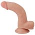 Lovetoy Sliding-Skin - podwójna warstwa, naturalny 21 cm dilda