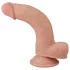 Lovetoy - realistyczny dwuwarstwowy dildo - 21 cm - cielisty