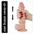 Lovetoy - realistyczny dwuwarstwowy dildo - 21 cm - cielisty