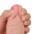 Lovetoy Sliding-Skin — dwuwarstwowy dildo — 23cm (naturalny)