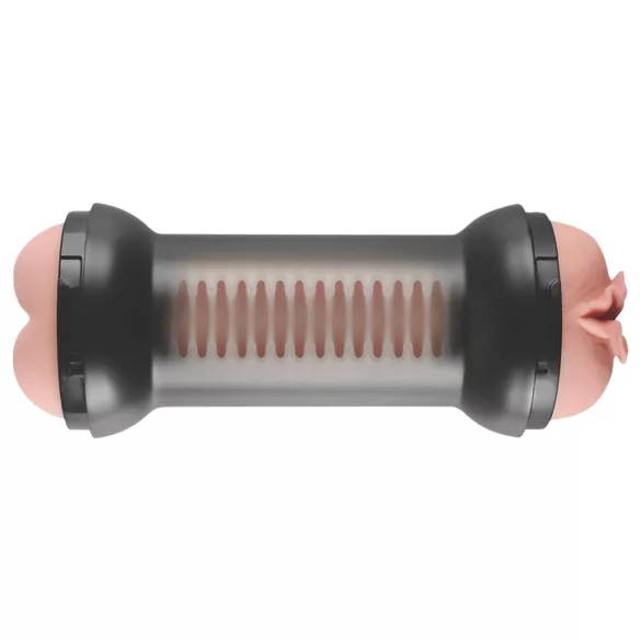 Lovetoy - masturbator wagina i anus - realistyczny - kolor cielisty