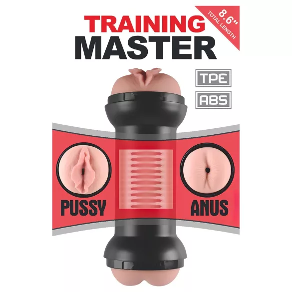 Lovetoy - masturbator wagina i anus - realistyczny - kolor cielisty