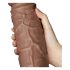 Lovetoy Chubby - realistyczny dildo z przyssawką 25cm (naturalny)